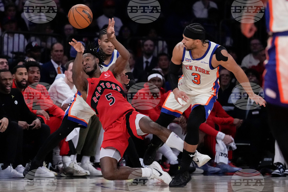 Raptors Knicks Basketball