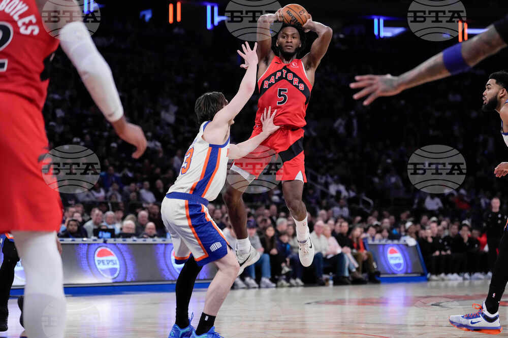 Raptors Knicks Basketball