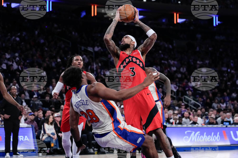 Raptors Knicks Basketball