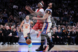 Raptors Knicks Basketball