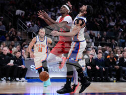 Raptors Knicks Basketball