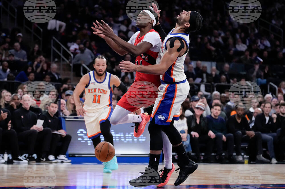 Raptors Knicks Basketball