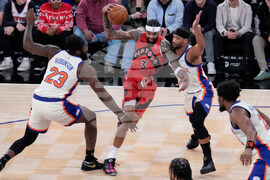 Raptors Knicks Basketball