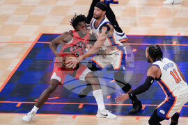 Raptors Knicks Basketball