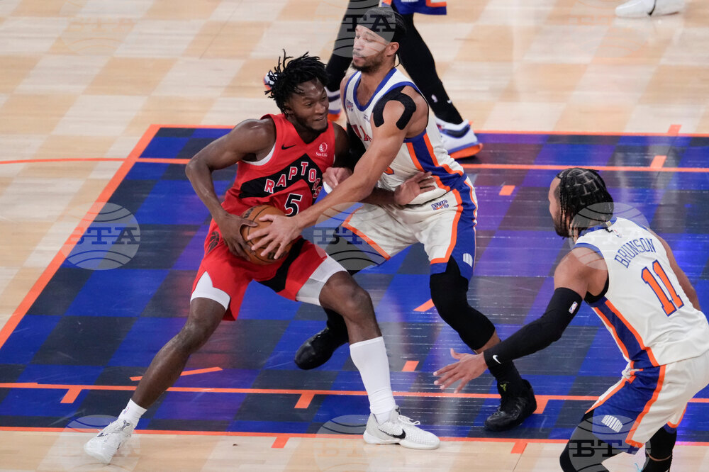 Raptors Knicks Basketball