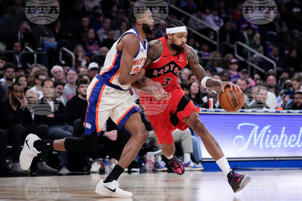 Raptors Knicks Basketball