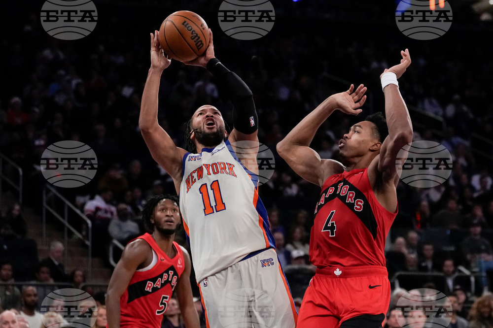 Raptors Knicks Basketball