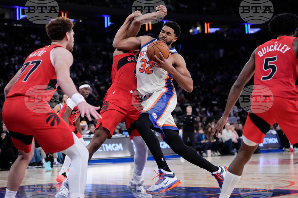 Raptors Knicks Basketball