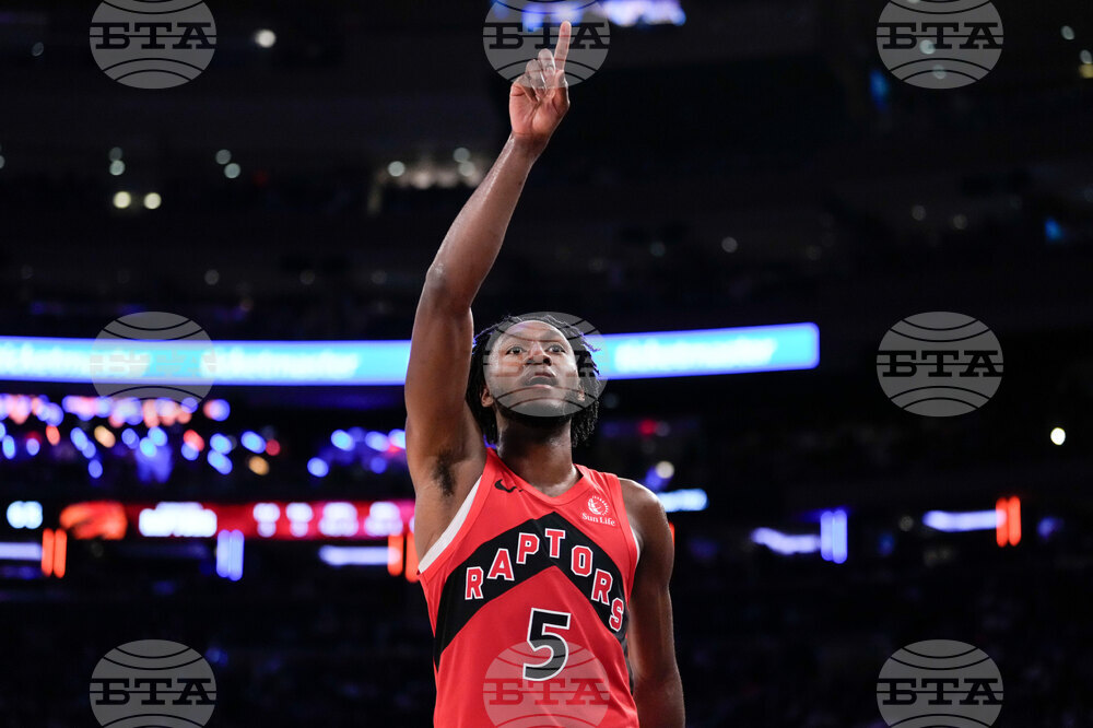 Raptors Knicks Basketball