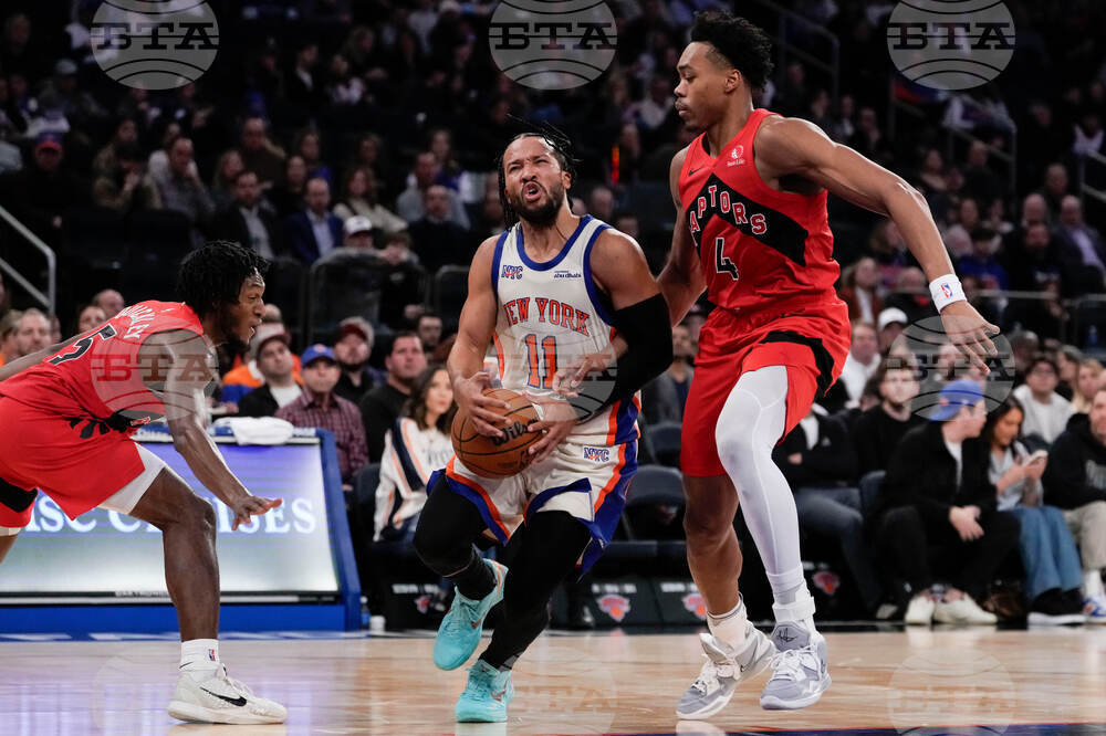 Raptors Knicks Basketball