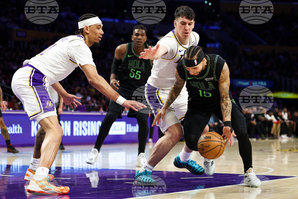 Pelicans Lakers Basketball