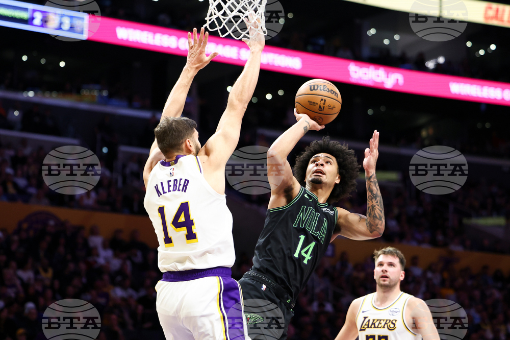 Pelicans Lakers Basketball