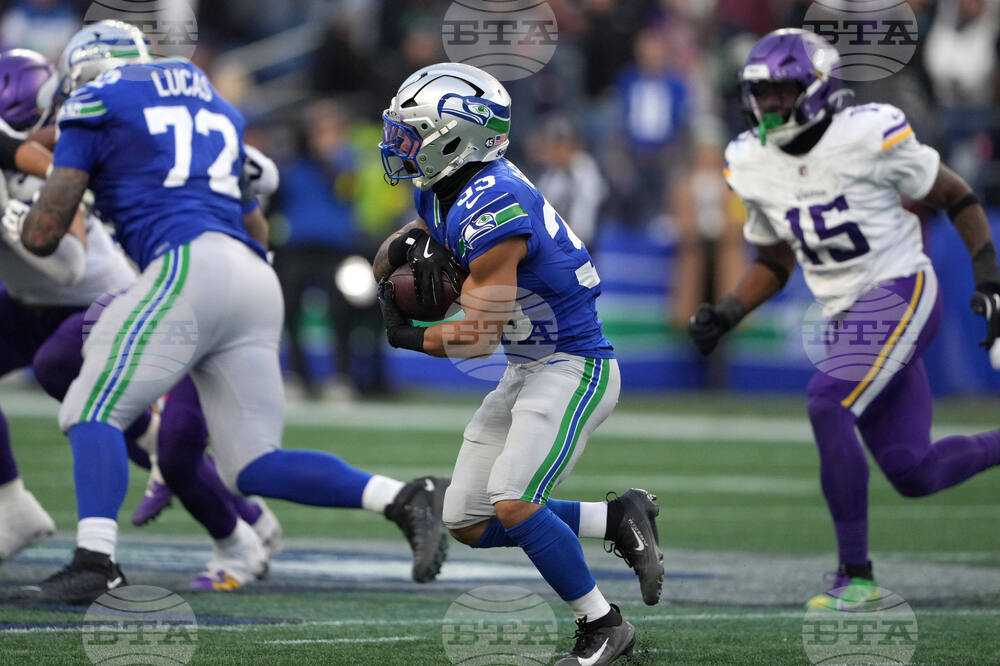 CORRECTION Vikings Seahawks Football