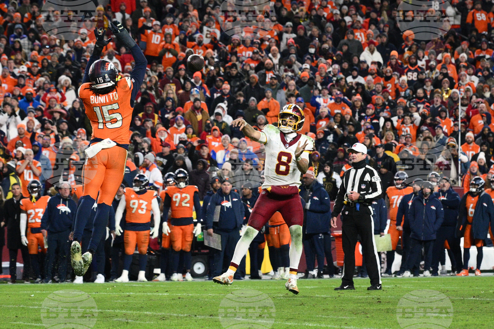 APTOPIX Broncos Commanders Football