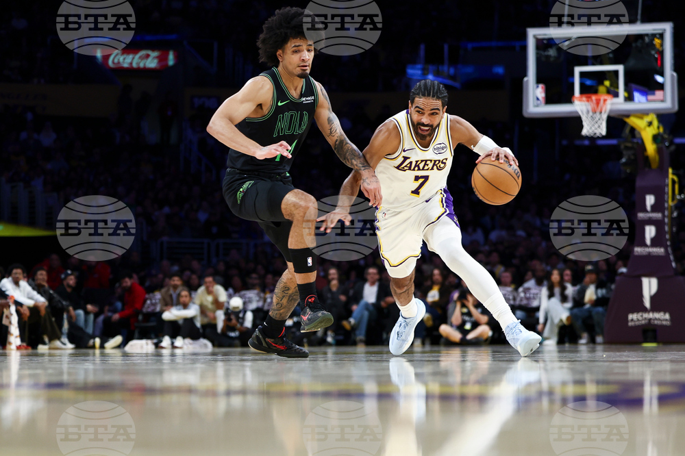 Pelicans Lakers Basketball