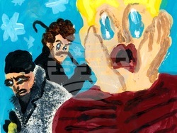 Мартина Вачева, Светлана Мирчева, Кирил Буховски и Мартиан Табаков се събират в изложбата „Нови линии“ в галерия Little Bird Place. Снимка: Екипът на изложбата