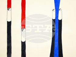 Мартина Вачева, Светлана Мирчева, Кирил Буховски и Мартиан Табаков се събират в изложбата „Нови линии“ в галерия Little Bird Place. Снимка: Екипът на изложбата