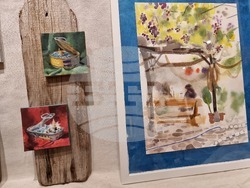 Варна - школа „Дедал“ - изложба - пленер „Море в ремонт“