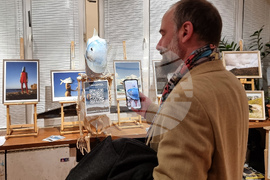 Варна - школа „Дедал“ - изложба - пленер „Море в ремонт“