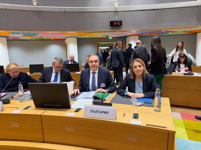 Labour Minister Gutsanov Attends EU Council Meeting in Brussels