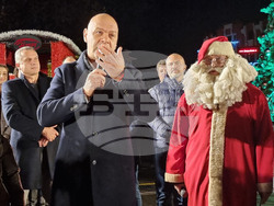 Пловдив  - коледни светлини - тържествено запалване