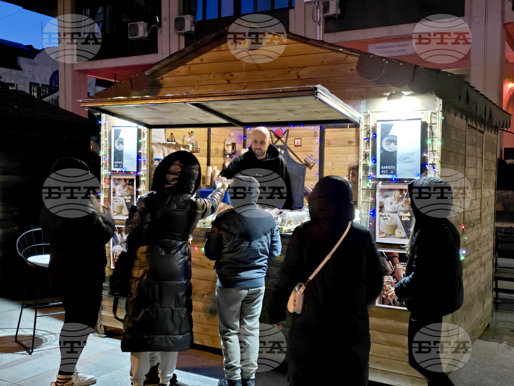 Видин - коледна елха - светлини - тържествено запалване