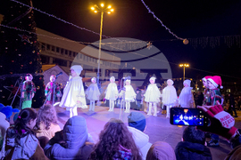 Видин - коледна елха - светлини - тържествено запалване