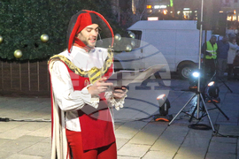 Велико Търново - въздушно-акробатично шоу - светване на коледните светлини