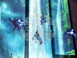 Велико Търново - въздушно-акробатично шоу - светване на коледните светлини