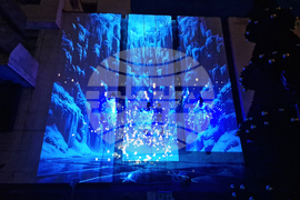 Велико Търново - въздушно-акробатично шоу - светване на коледните светлини