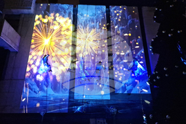 Велико Търново - въздушно-акробатично шоу - светване на коледните светлини