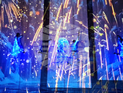 Велико Търново - въздушно-акробатично шоу - светване на коледните светлини