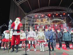 Плевен -  коледна елха - светлини