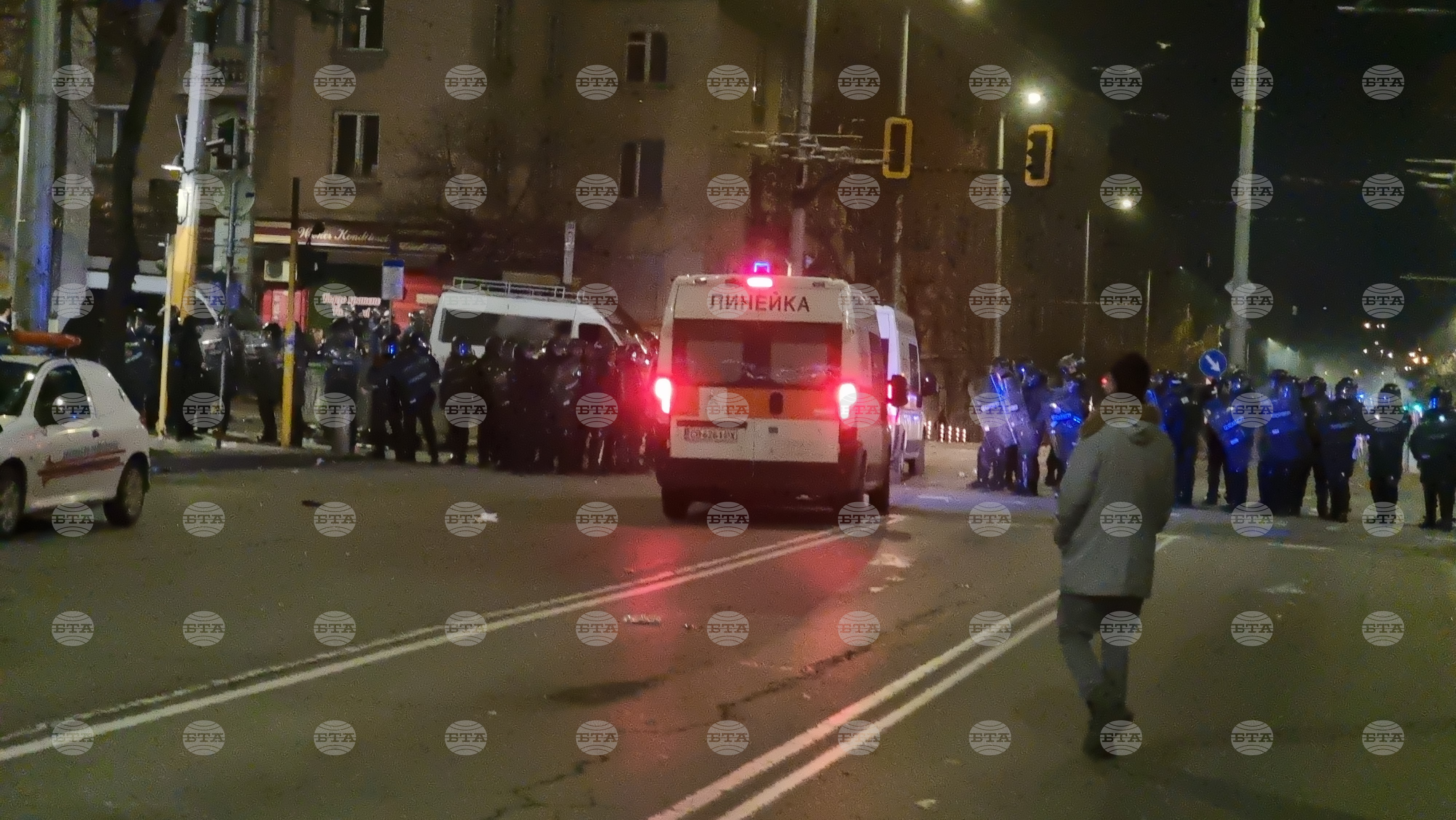 No Life-Threatening Injuries Reported After Sofia Protest, Emergency Services Say