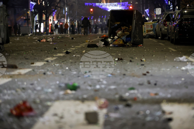 Общо 120 хил. лв. са щетите по публичната инфраструктура в центъра на София след протеста, съобщиха от Столична община