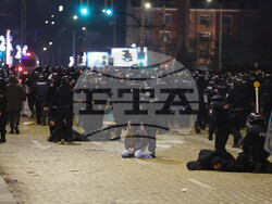 Протест - ескалация - полиция - протестиращи - задържане