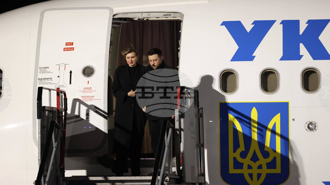 Зеленски пристигна на първото си официално посещение в Ирландия