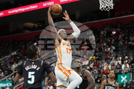 Hawks Pistons Basketball