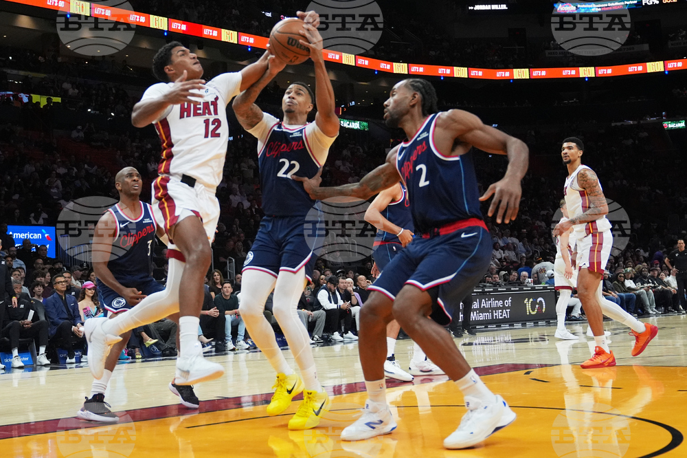 Clippers Heat Basketball