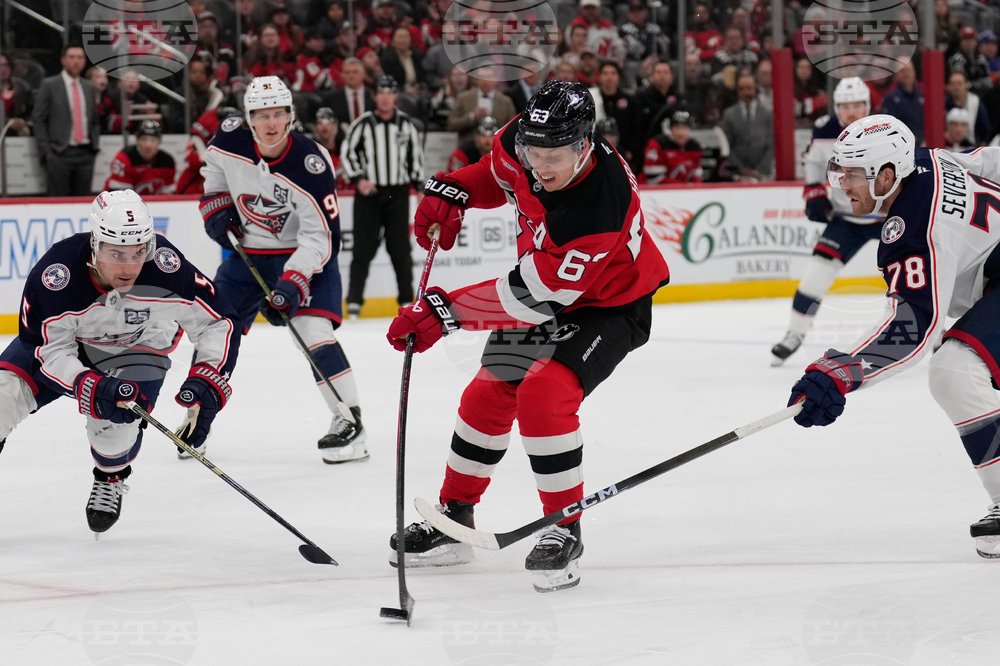 Blue Jackets Devils Hockey