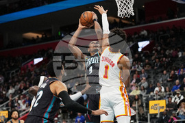 Hawks Pistons Basketball