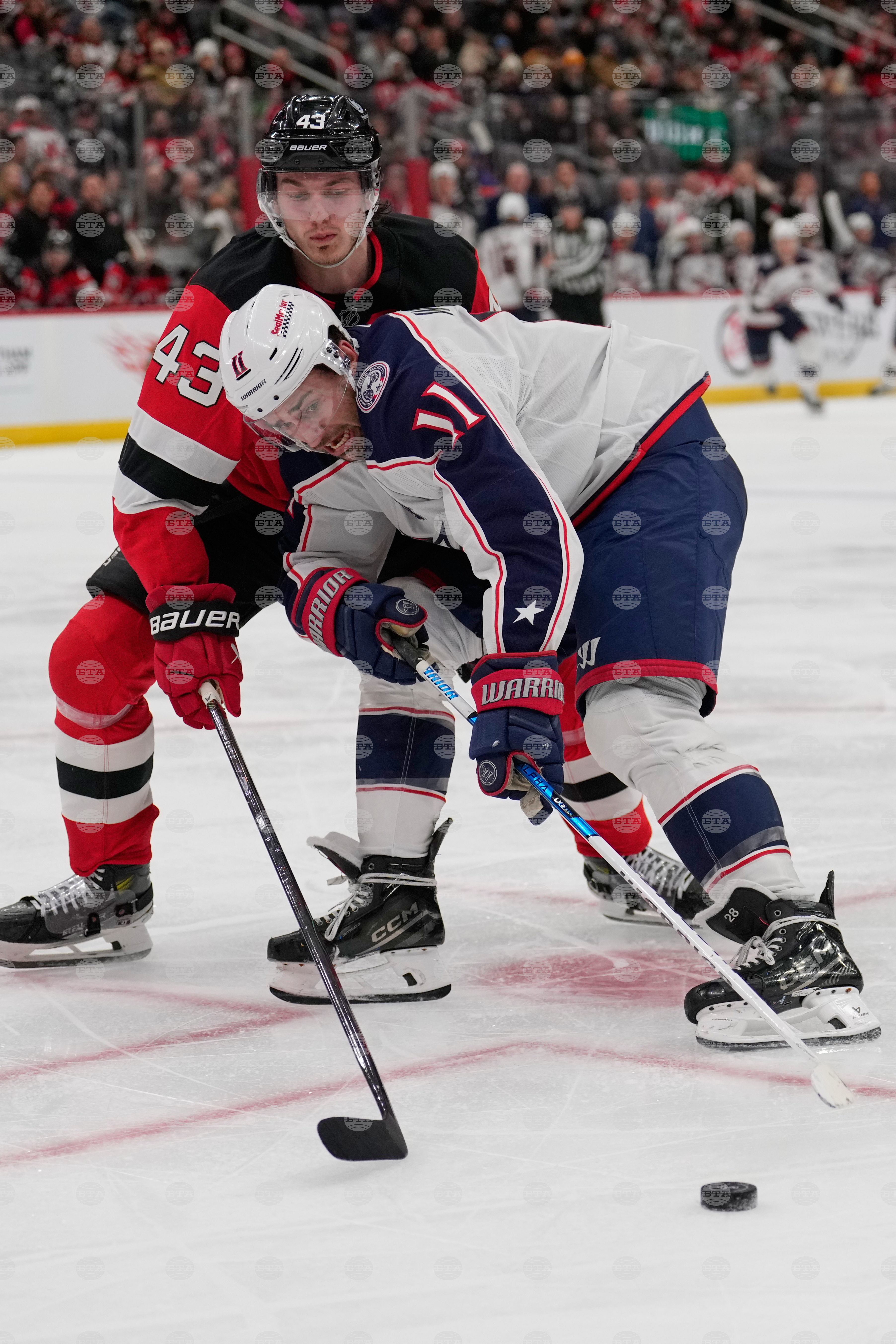 Blue Jackets Devils Hockey