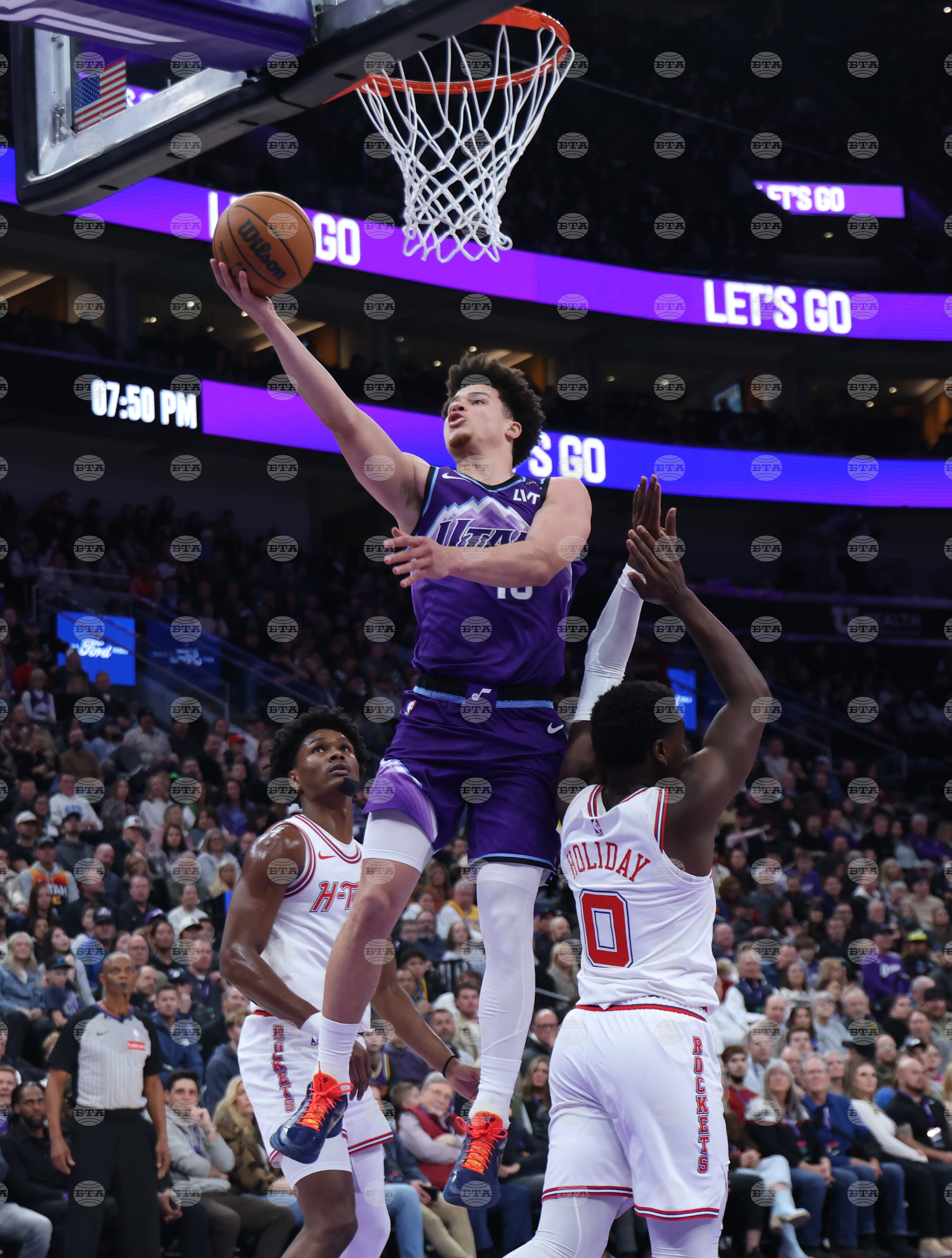 Rockets Jazz Basketball