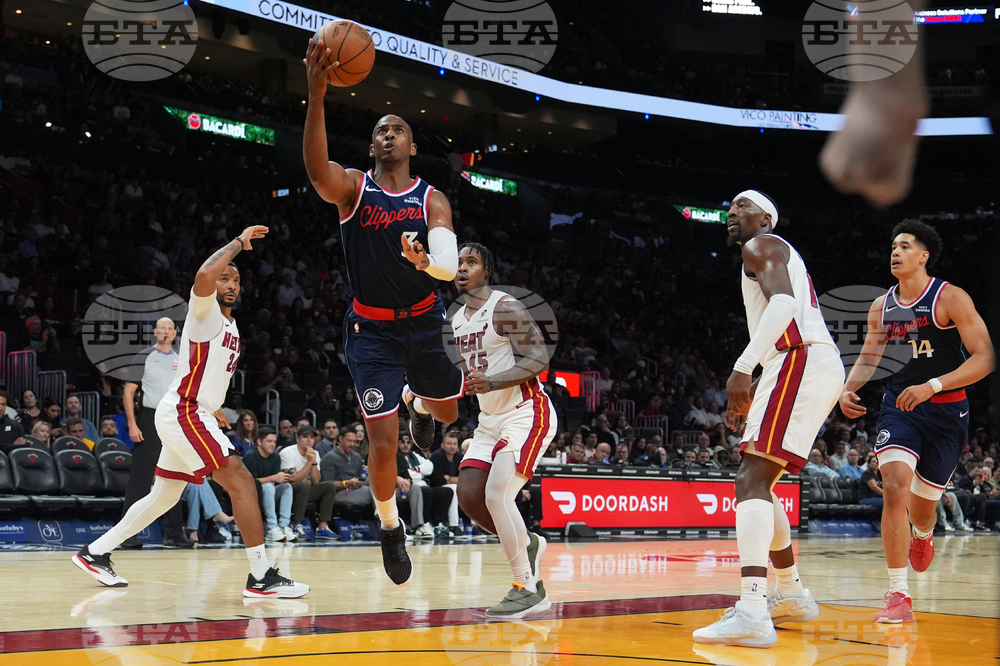 Clippers Heat Basketball