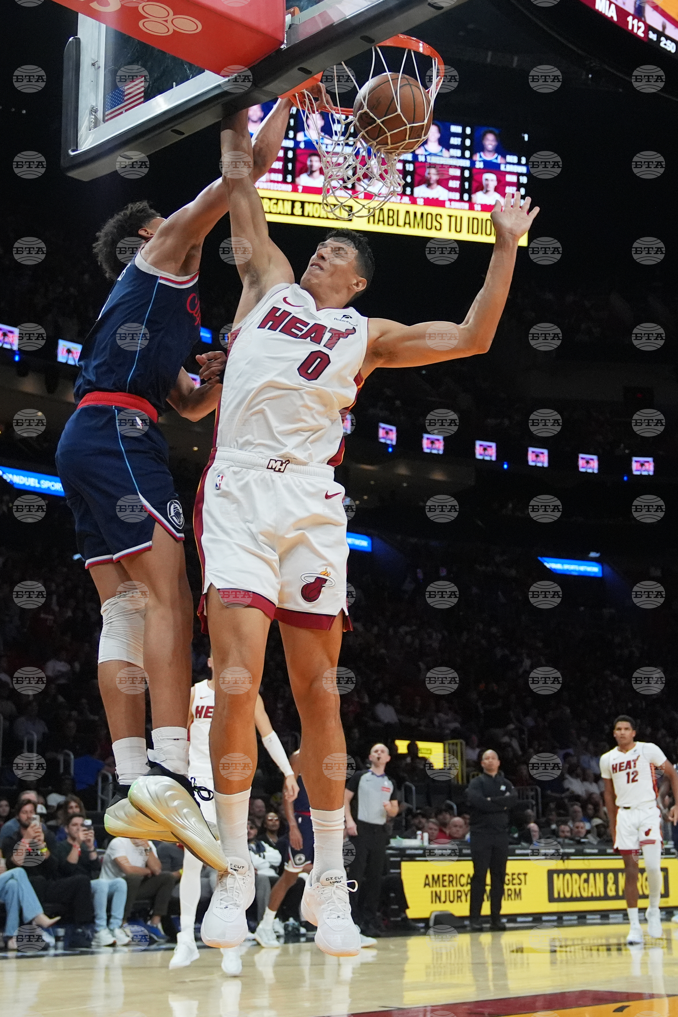 Clippers Heat Basketball