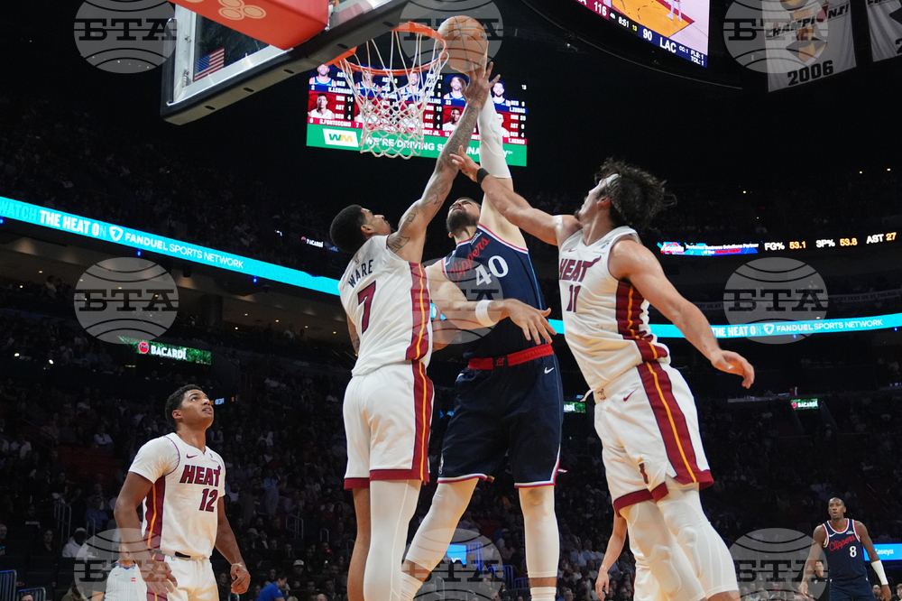 Clippers Heat Basketball