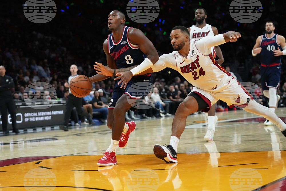 Clippers Heat Basketball