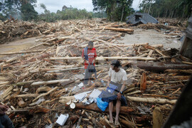 Indonesia Extreme Weather Asia Flooding