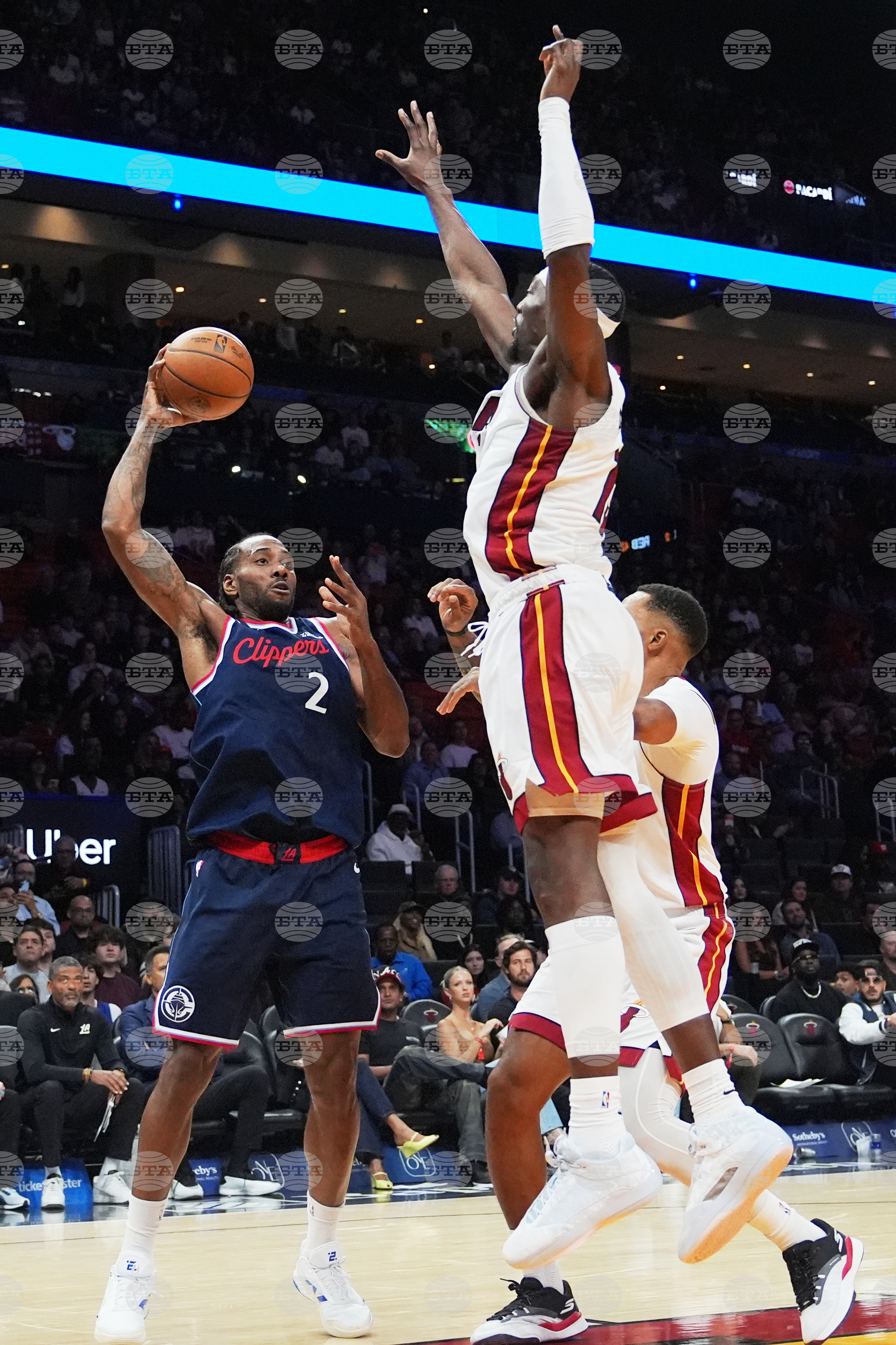 Clippers Heat Basketball