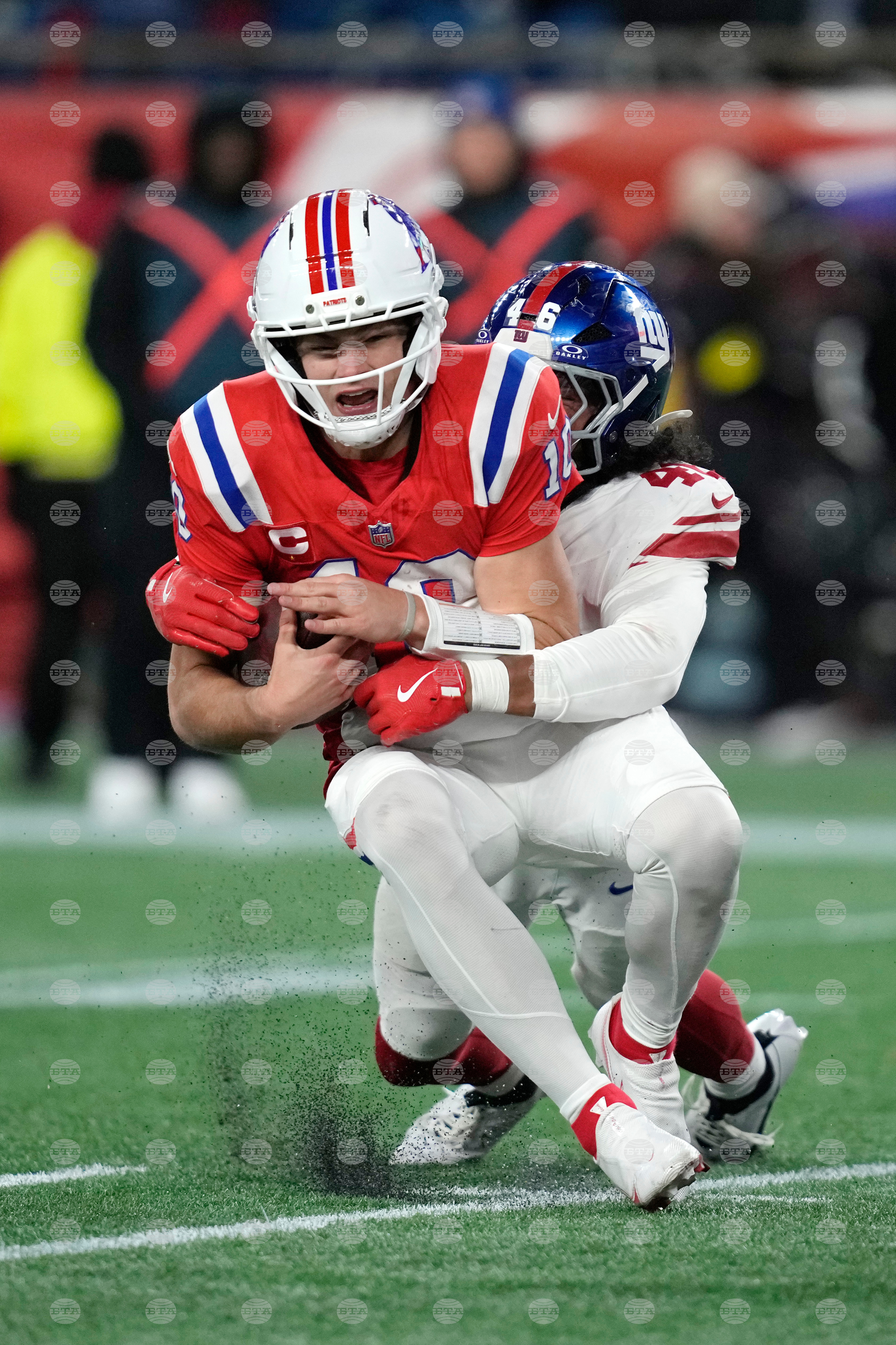 APTOPIX Giants Patriots Football